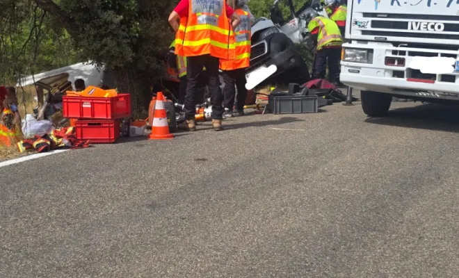 Sortie de route , Salernes, R.A.M
